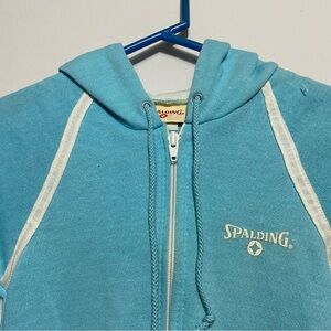 Vintage NWT Spalding Zip Up Hoodie Sz Youth Large-14